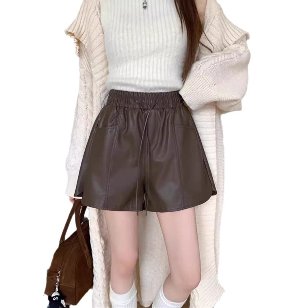 High-waisted Loose-fit Casual And Versatile Shorts