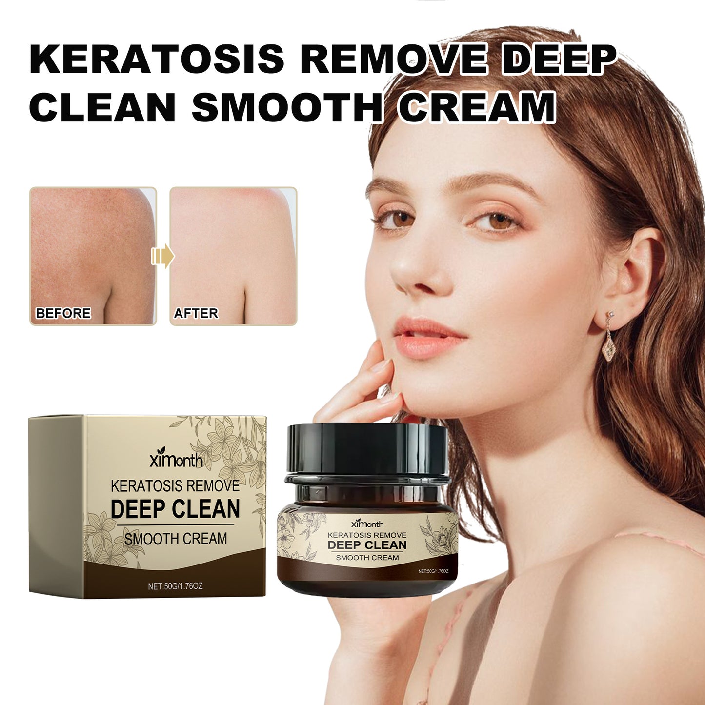 Deep Cleansing Smooth Cream Cleansing Skin Acne Cutin Dredging Pores Hydrating