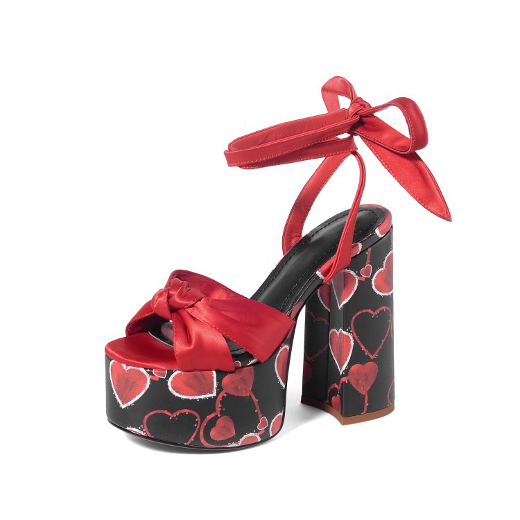 14cm Super High Heel Sandals Waterproof Platform Thick Heel Plus Size Women's Shoes