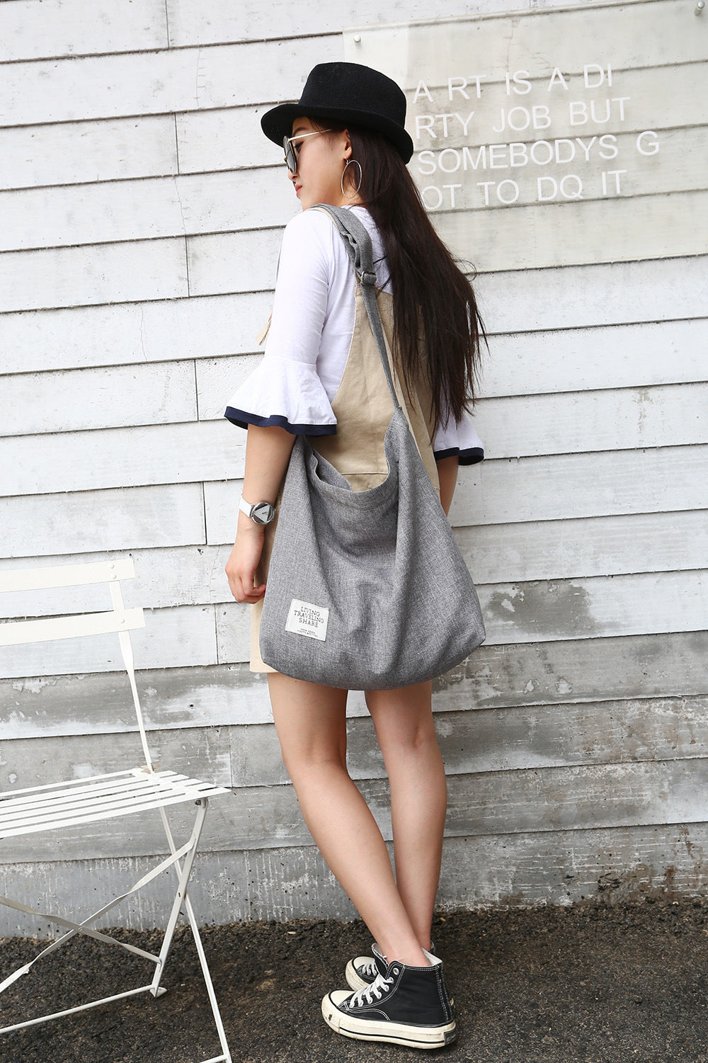 Canvas Retro Casual Women's Messenger Bag Large Capacity