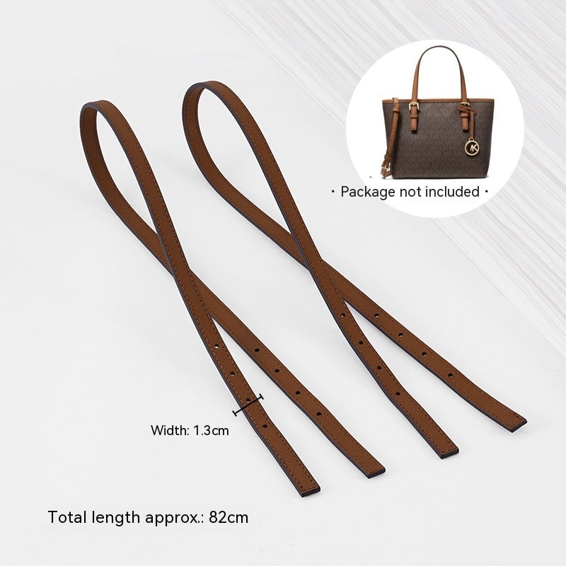 First Layer Cowhide Buckle-free Shoulder Strap Suitable For Vegetable Basket Shoulder Strap Small Tote Bag Leather Bag Strap Replacement