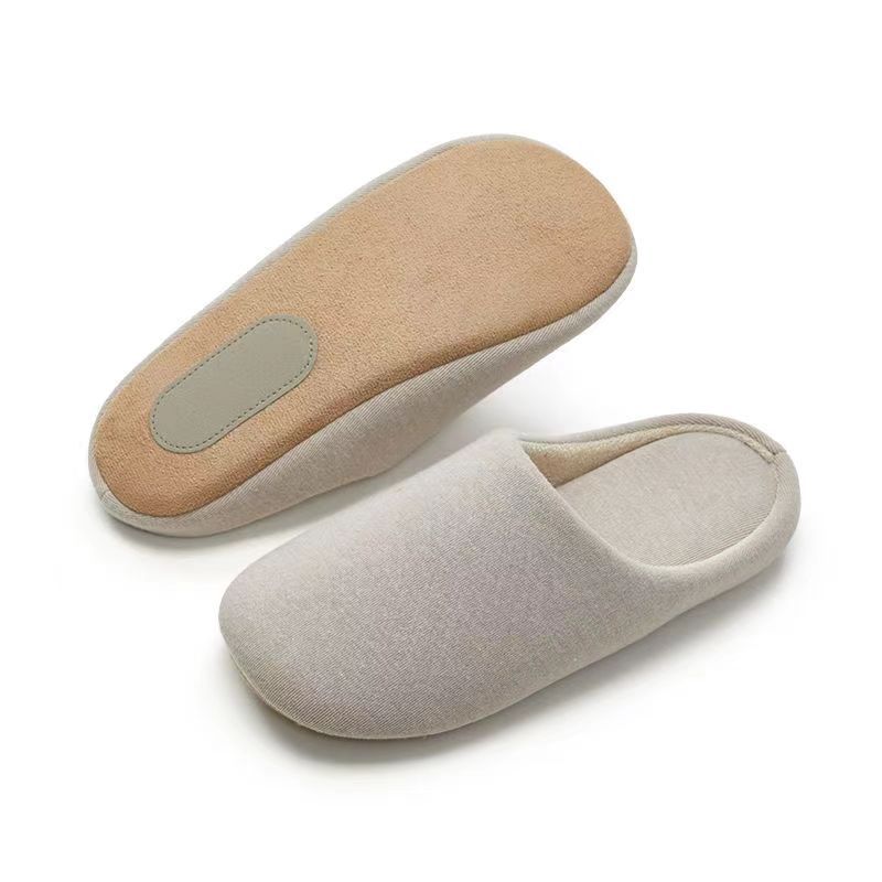 Open-end Machine Washable Silent Cloth Bottom Mute Slippers Ladies