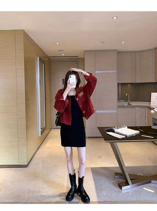 BF Wind Casual All-match Loose Show Slim Cargo Jacket