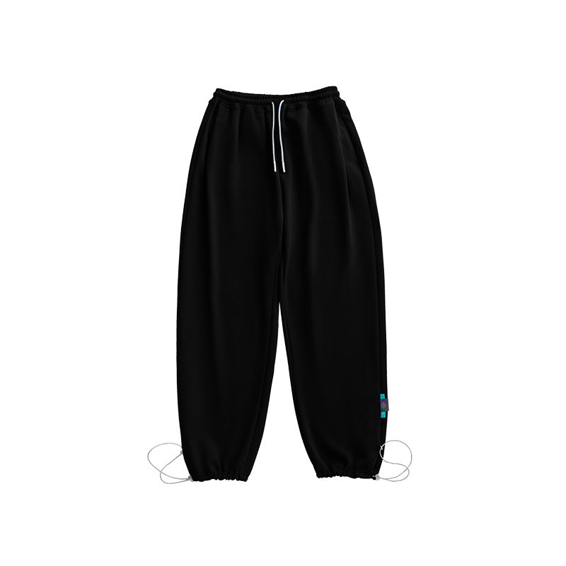 Solid Color Casual Loose Drawstring Sweatpants