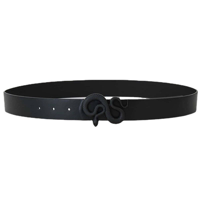 Creative Animal Alloy Snake Buckle Retro Belt