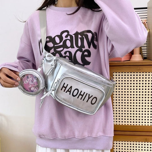 Cute Multi-layer Girl Heart Slanted Chest Bag