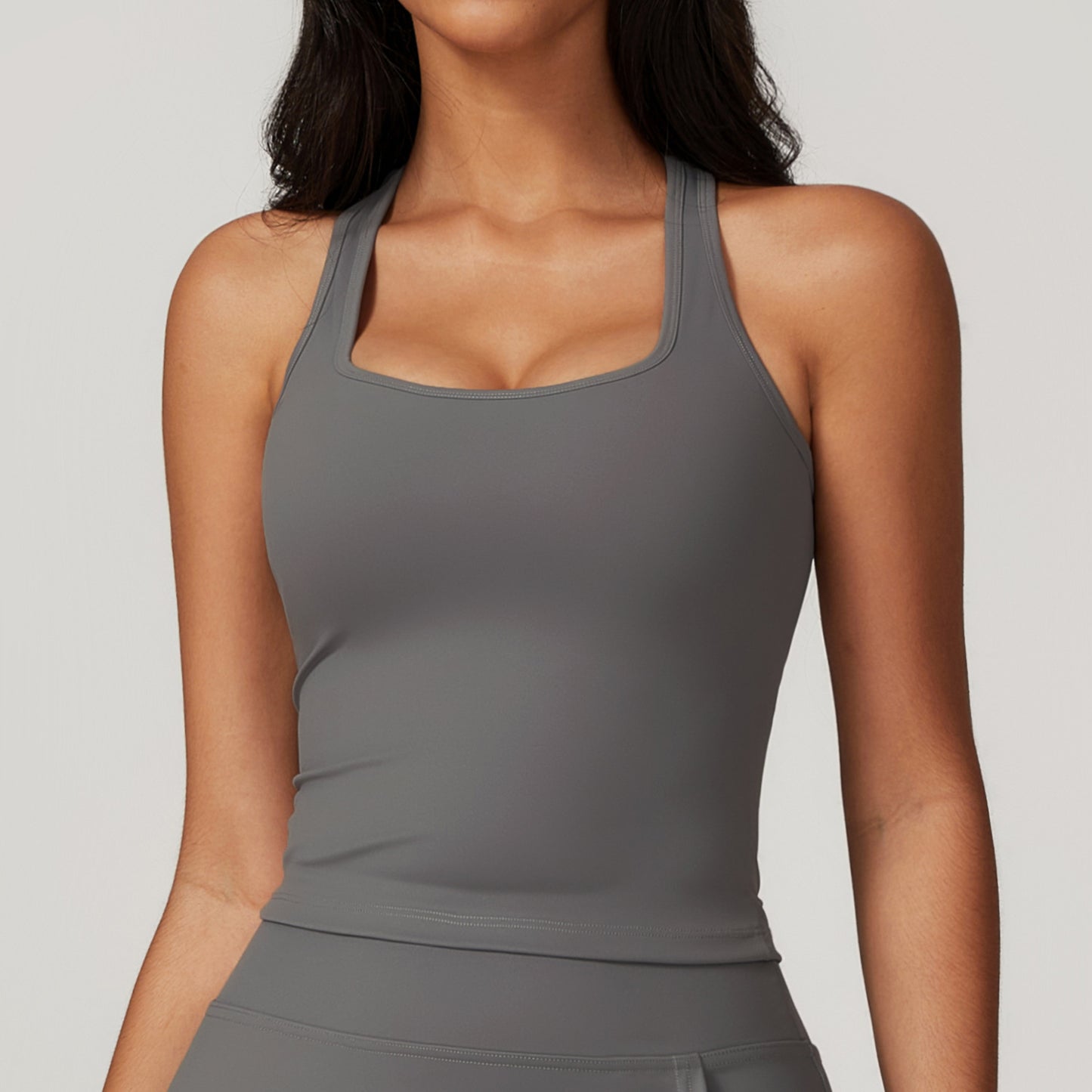 Women's Brushed H-shaped Beauty Back Sports Vest