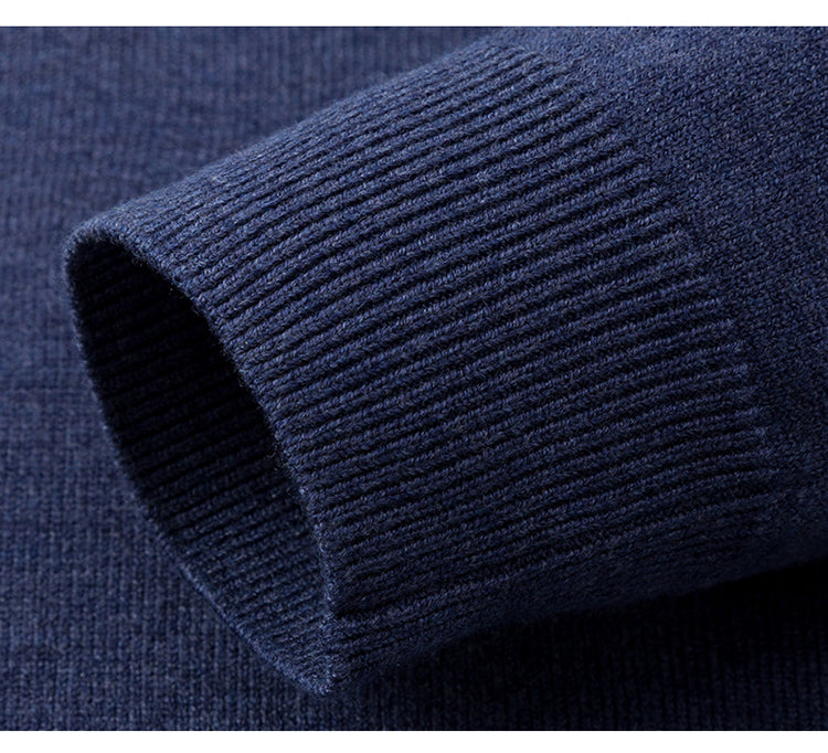 Vinter Crew Neck Trend Herre Sweater Toppe