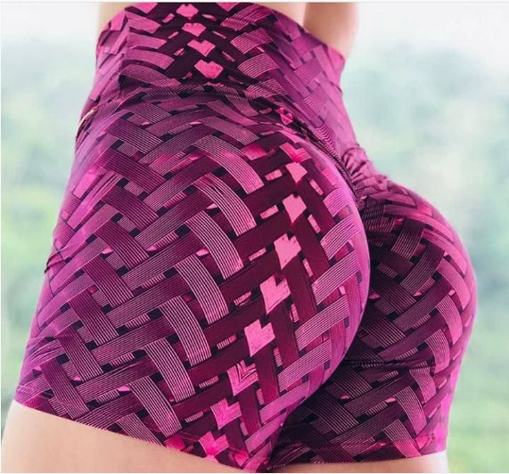 Fitness digital printing base yoga shorts
