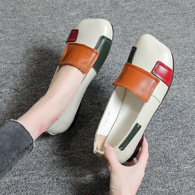 Women's Contrast Casual Soft Soled Shoes