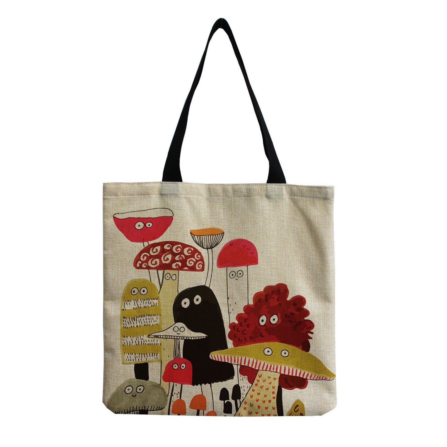 Cartoon Mushroom One-shoulder Portable Reusable Cute Mushroom