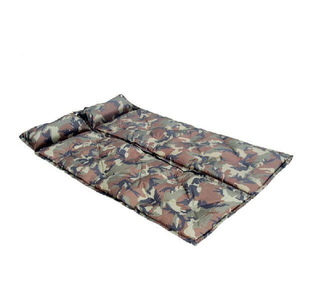 Camo Automatisk Oppustelig Pude Med Pude Udendørs Camping Fugttæt