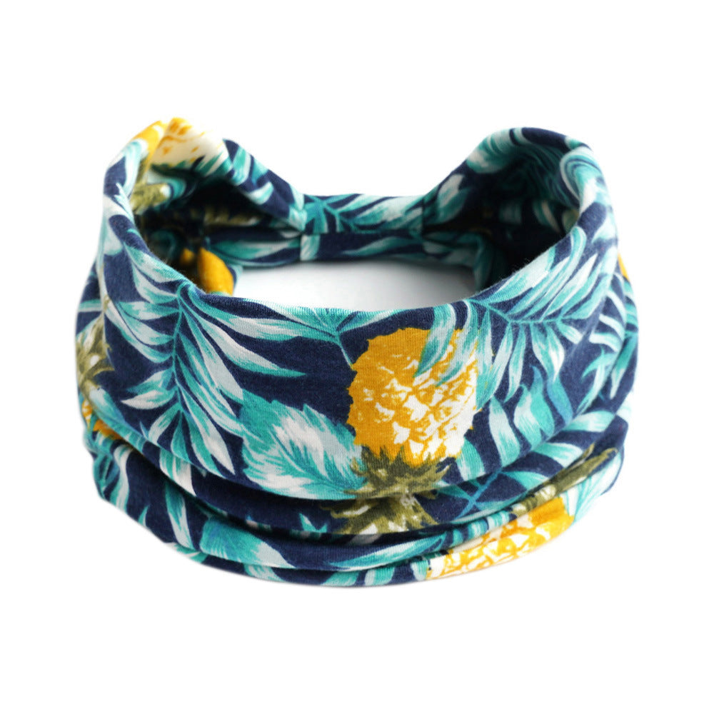Bohemian Cashew Yoga Sports Headband Antiperspirant Absorbent Elastigirl