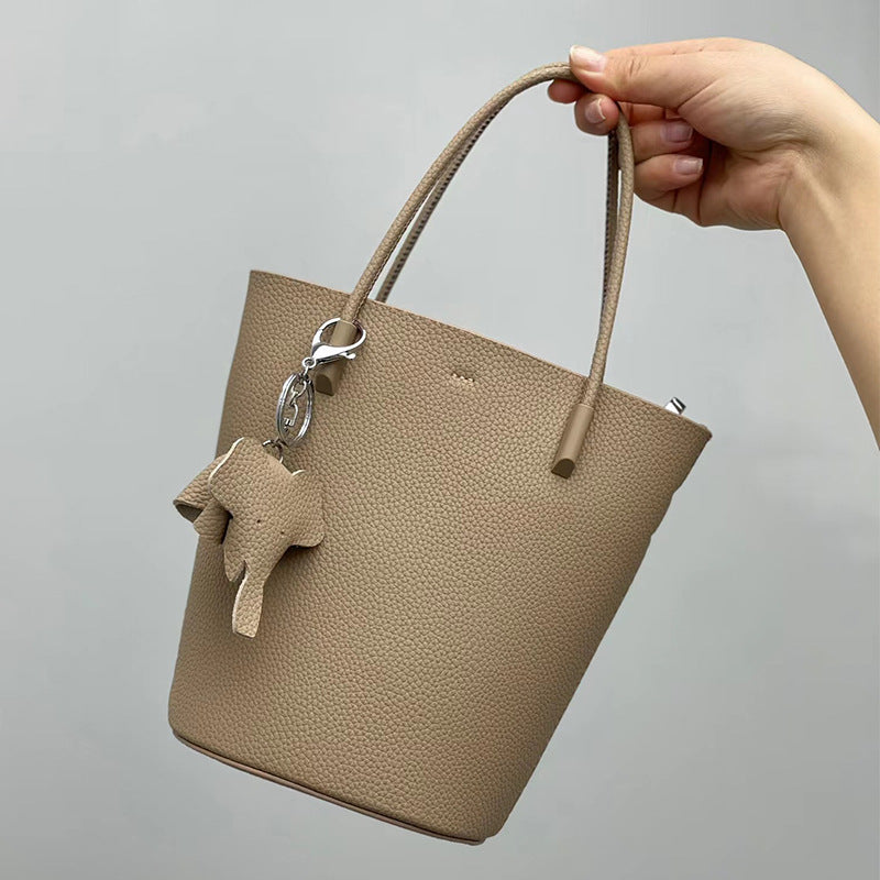Cowhide Niche Design High-end Small Handbag Women