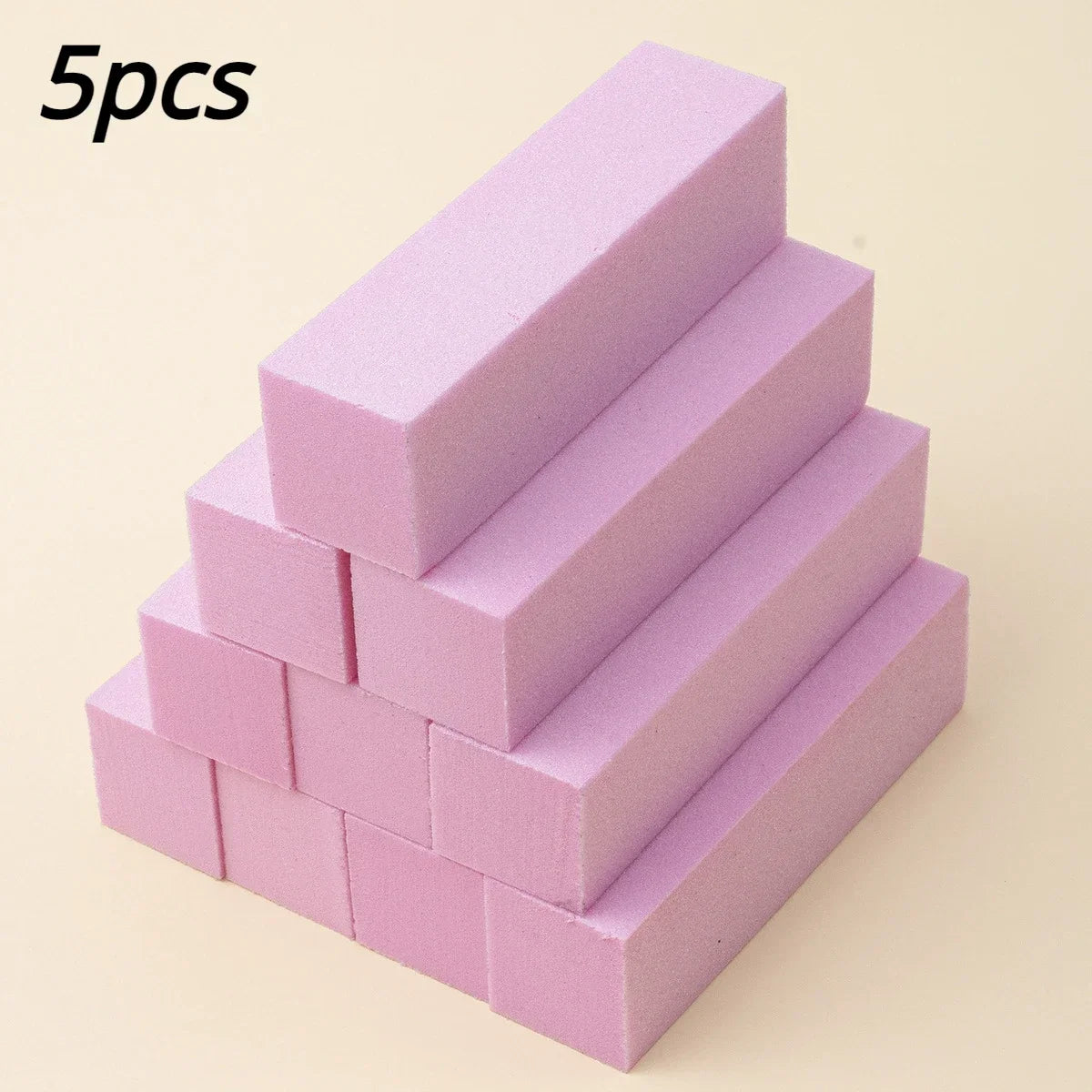Nail White Tofu Block Color High Foaming Four Sides Grinding Block