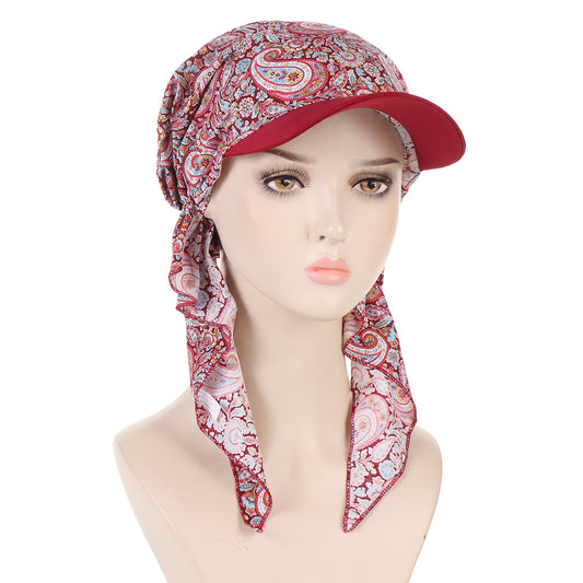 Women's Printed Headscarf Fashion Cap