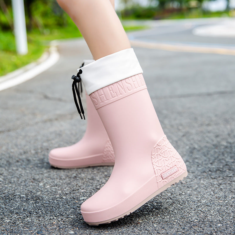 Women's Non-slip Wear-resistant Rain Boots