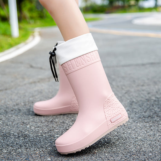 Women's Non-slip Wear-resistant Rain Boots