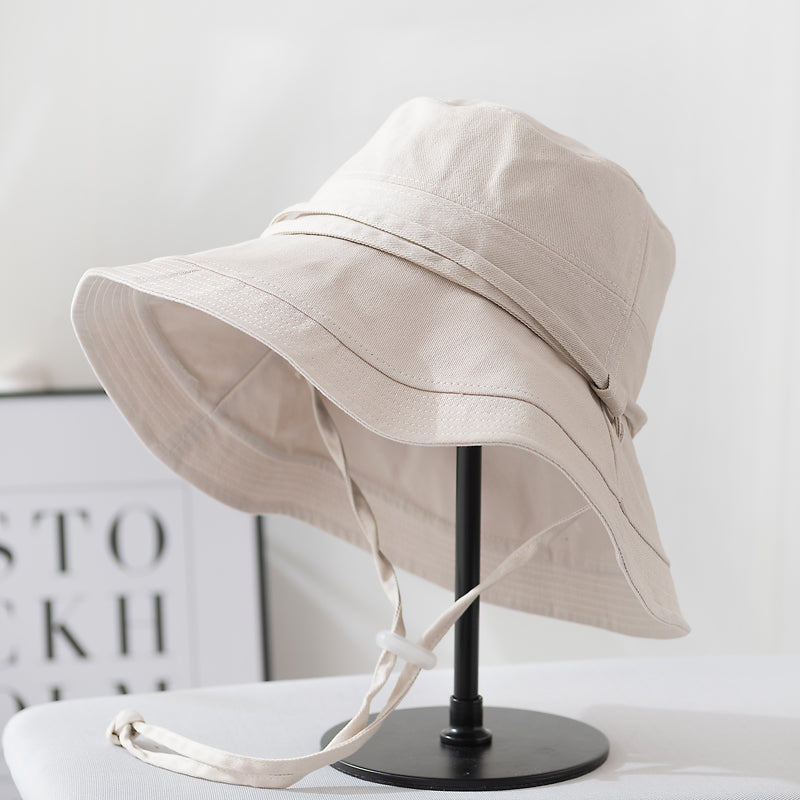 Women's Face Covering Small Big Brim Sun Hat