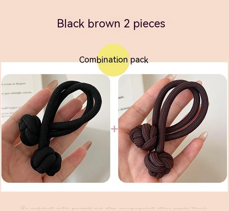 Girls' High-end Hair Band With Rubber Band