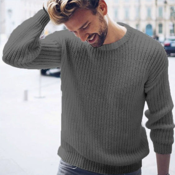 Sweater Men's Autumn And Winter New Fashion Knit Top Sweater