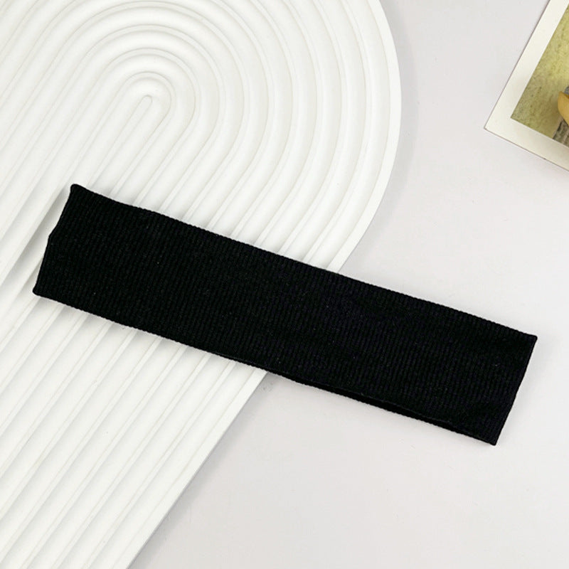 Exercise Hair Band Yoga Workout Sweat Stretch Hair Band Simple Versatile Casual Headband