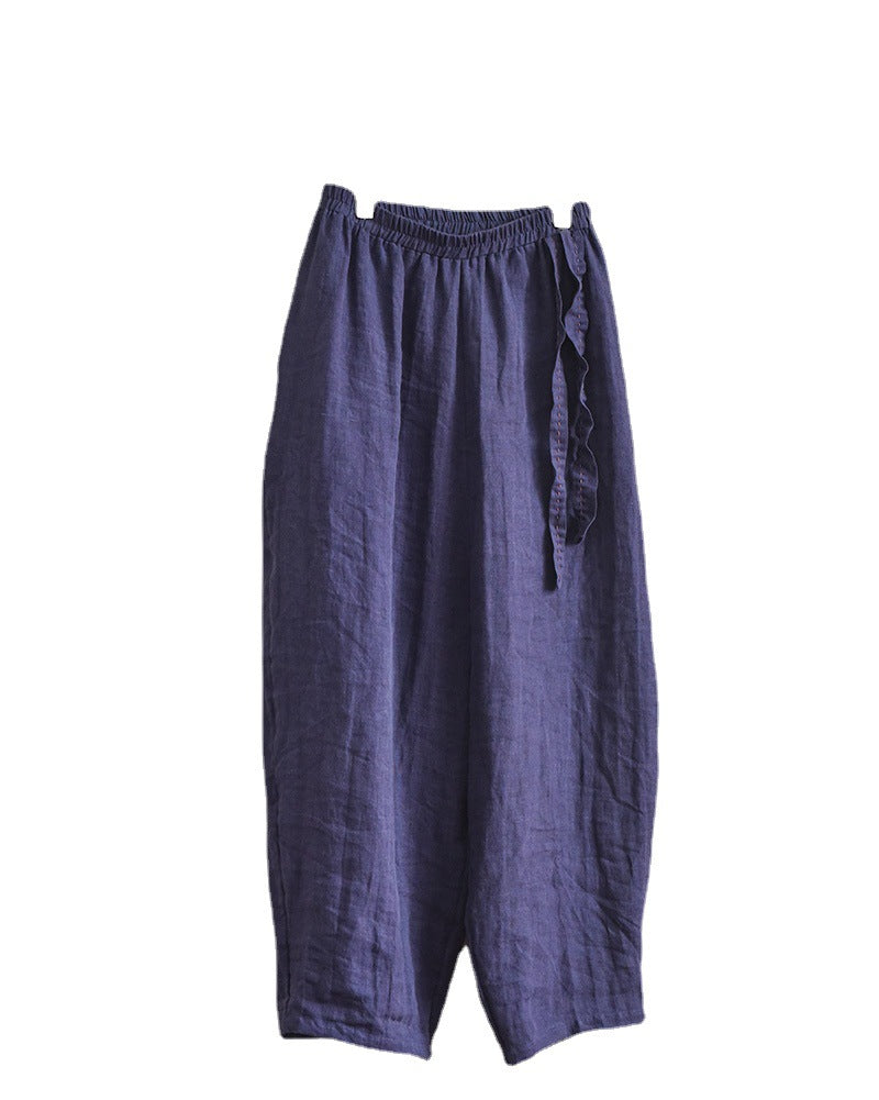 Artistic Women's Linen Loose Casual Pants