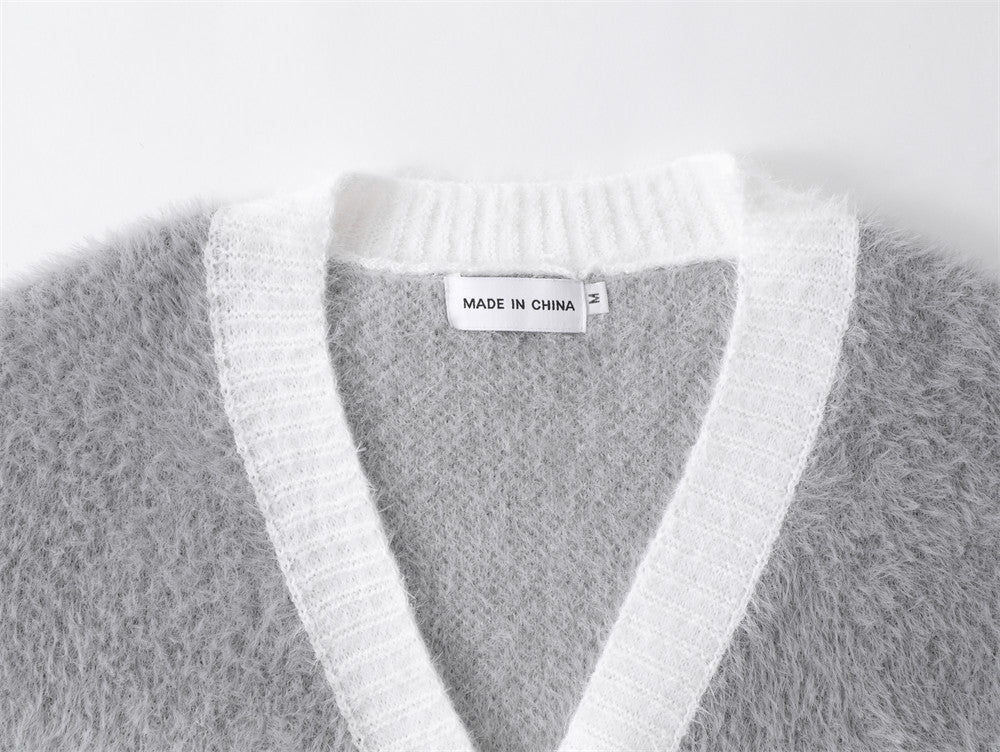 Men's Loose And Idle Knitwear Coat