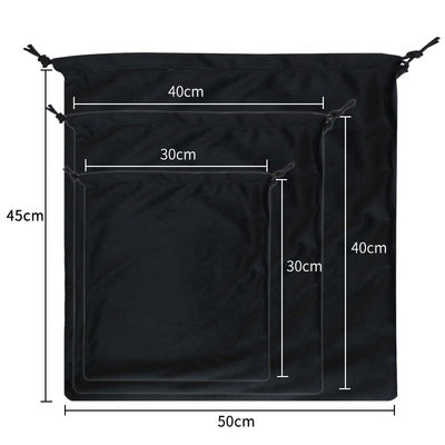 Luxury Dustproof  Suede Drawstring Bundle Buggy Bag