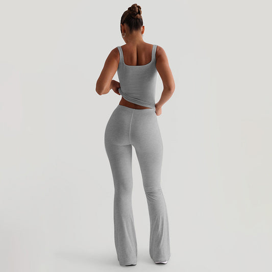 New Autumn Women's Fashion Fitted Boot-cut Casual Trousers