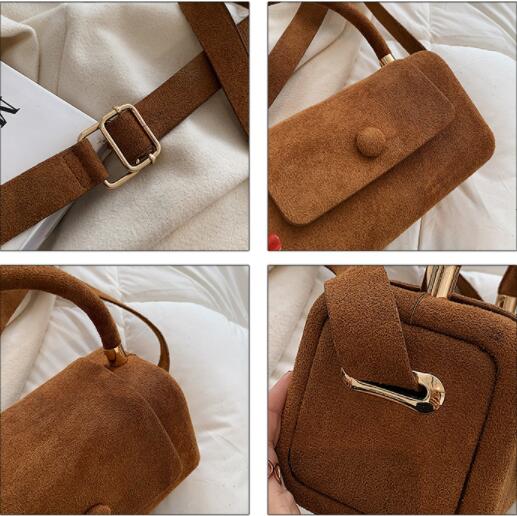 Women's New Popular Frosted One-shoulder Messenger Handbag