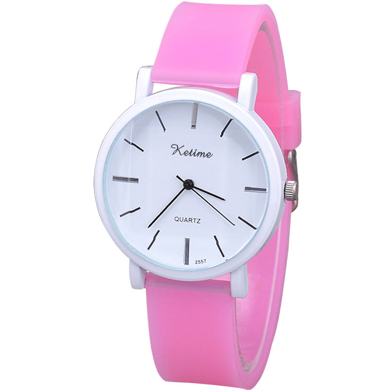 Fashion Silicone Band Quartz Watch