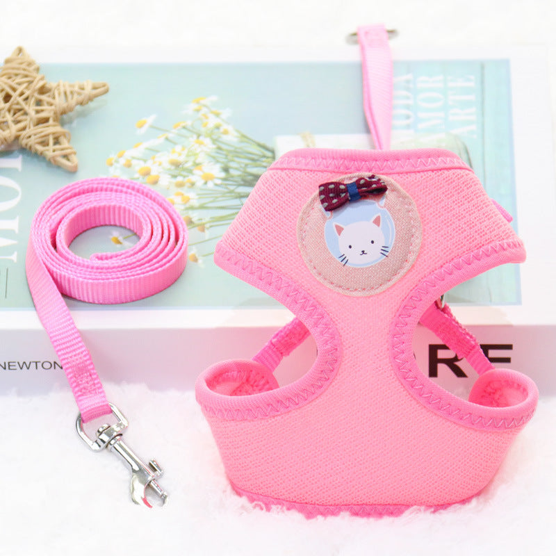 Spring And Summer Vest Dog Small Dog Pomeranian Breathable Chest Strap