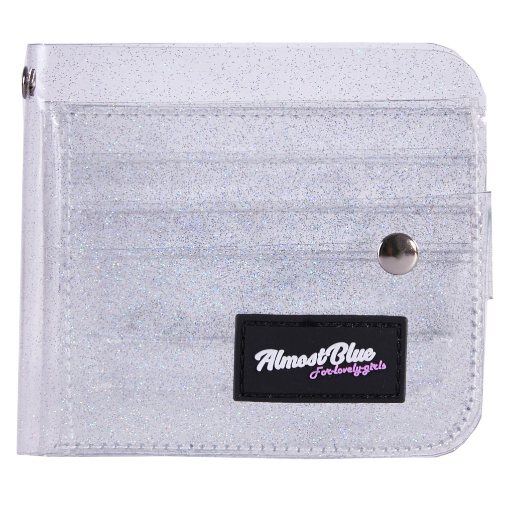 New Certificate Bag Transparent PVC Folding Halter Wallet