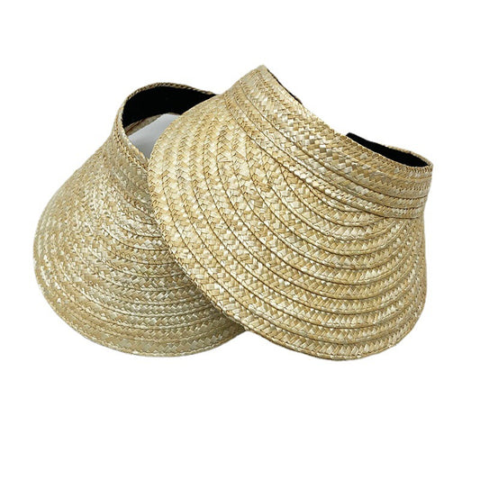 Women's Outdoor Topless Sunshade Straw Hat