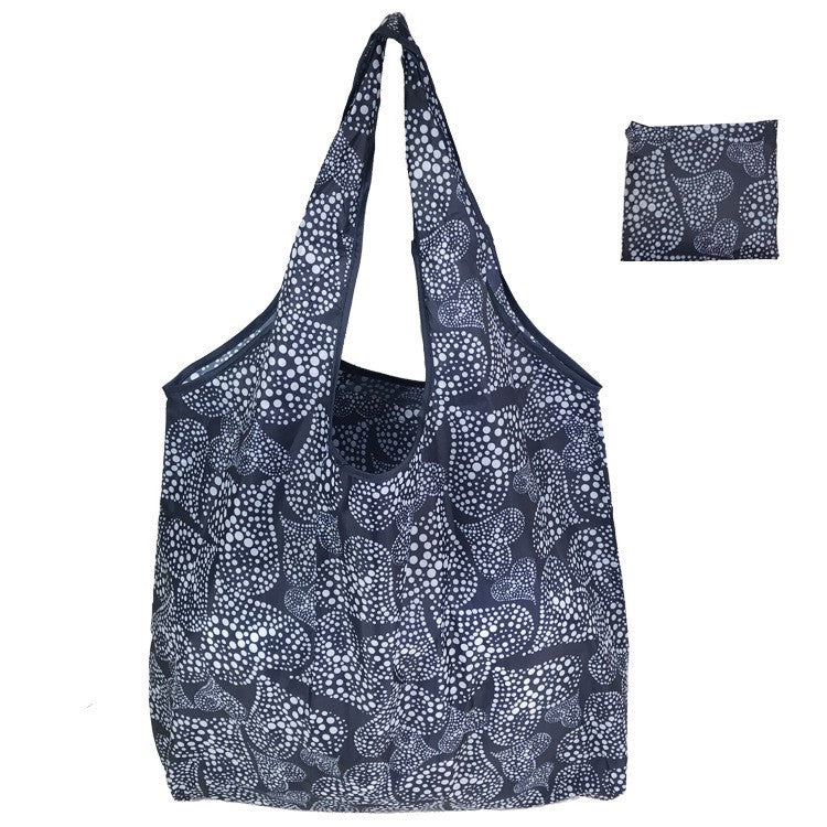 Floral Cloth Portable Shopping Bag Polyester Folding 190T