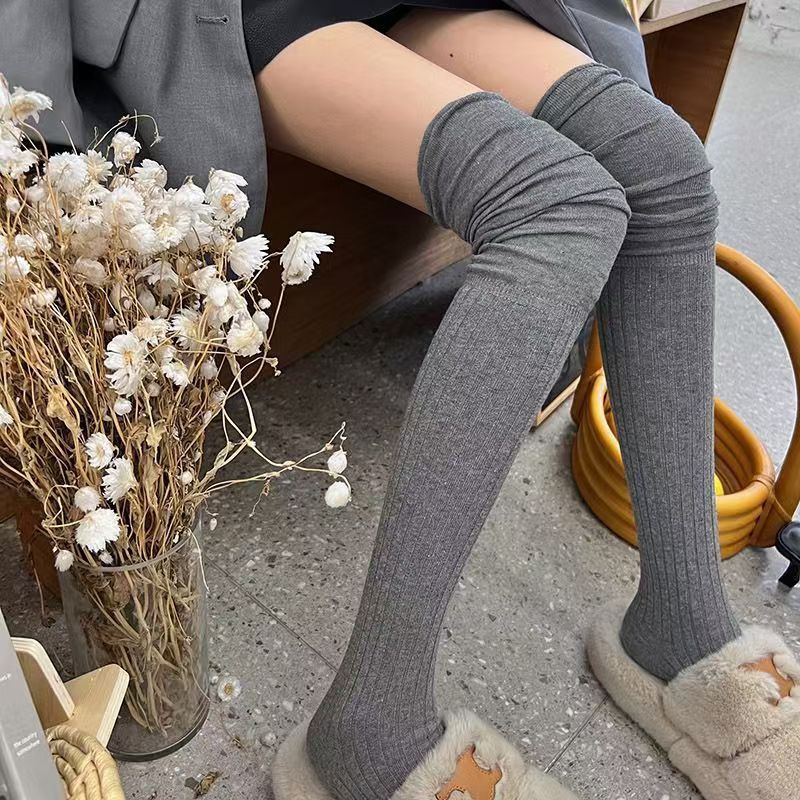 Maillard Long Tube Stitching Bunching Socks