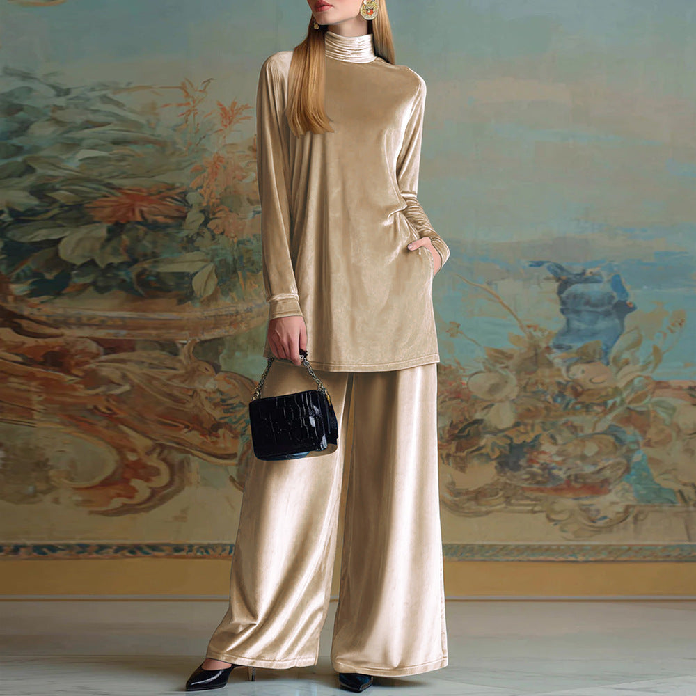 Side-split Design On The Top Pairs Perfectly With Wide-leg Pants