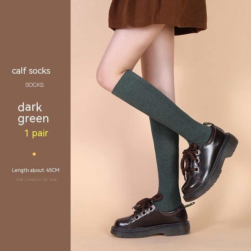 Women's Fashion Simple Overknee Long Boot Socks