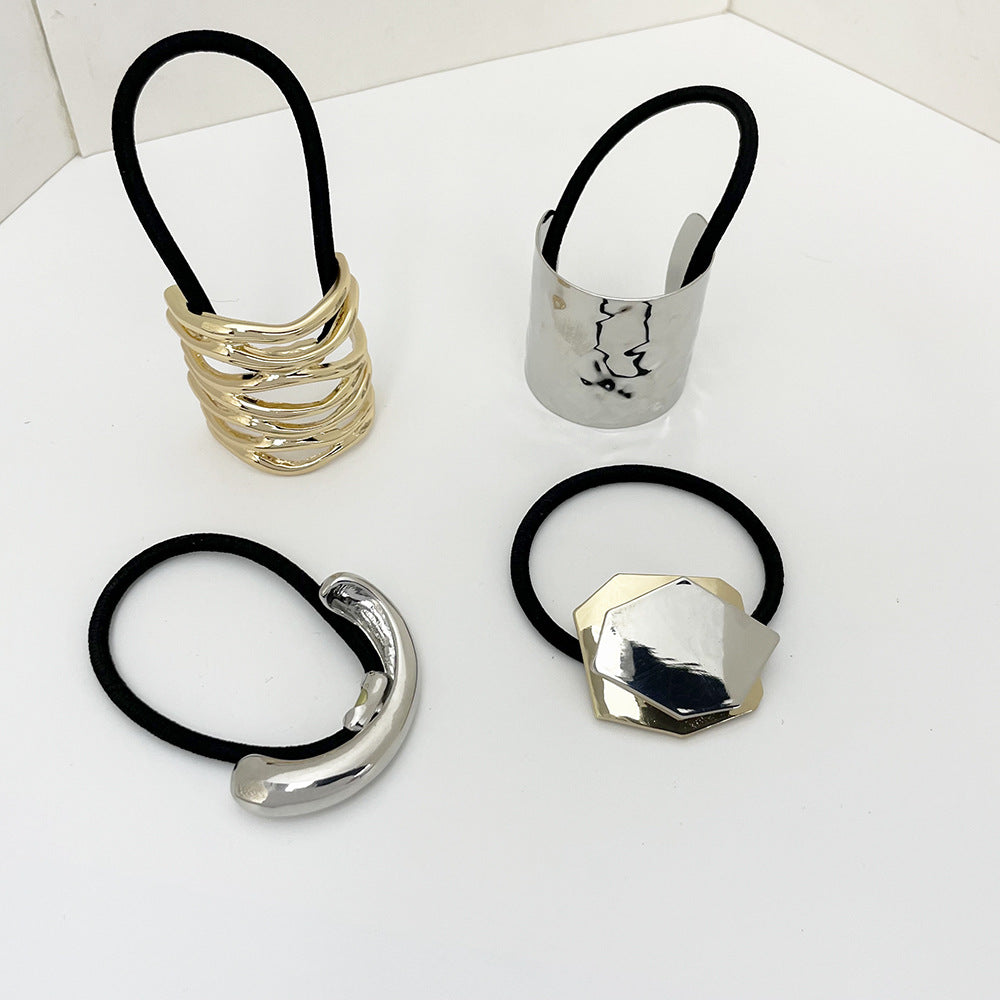 Simple Cold Style Alloy Hair Rope Fashion Ponytail