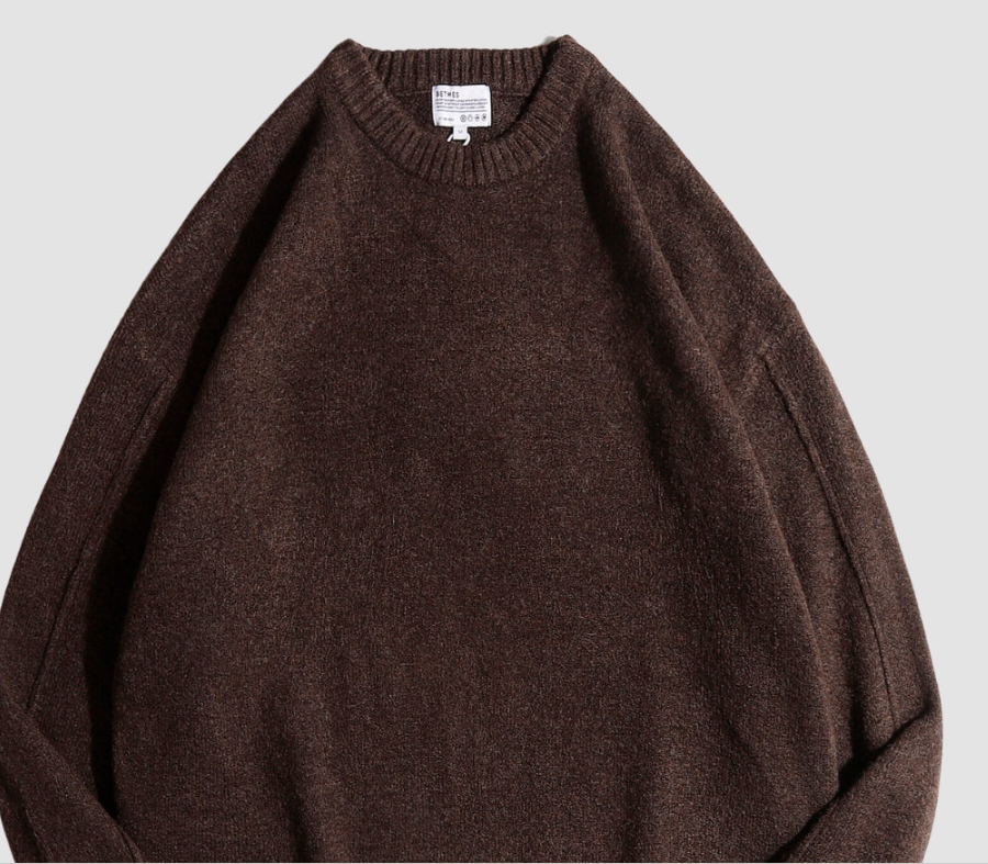 Men's Round Neck Long Sleeve Sweater