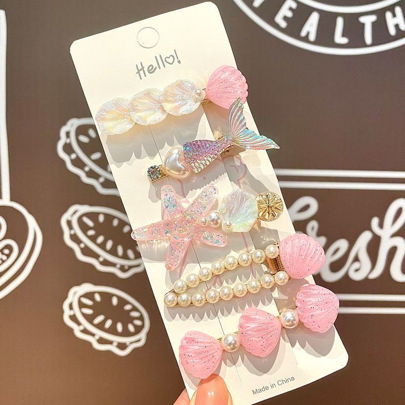 Children's Creative Starfish Shell Hairpin
