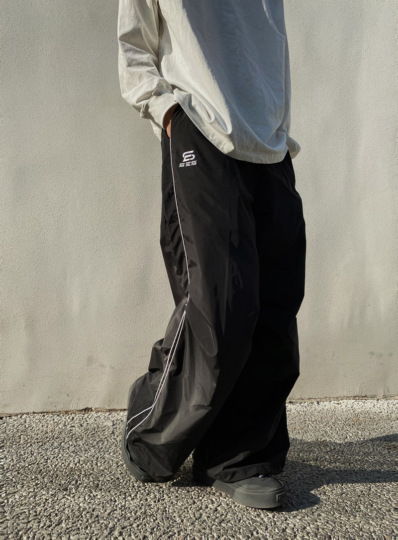 Retro Drape Wide-leg Mopping Men's And Women's Sports Pants