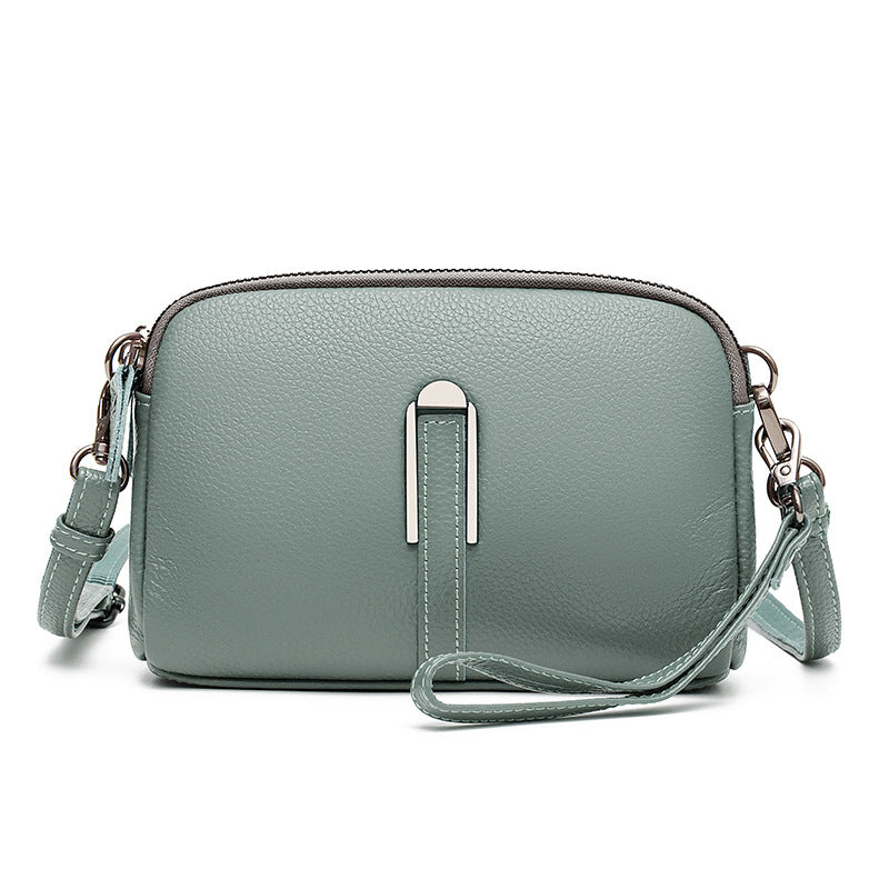Women's Fashion Head Layer Cowhide Shoulder Crossbody Bag