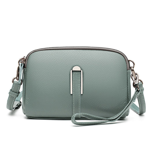 Women's Fashion Head Layer Cowhide Shoulder Crossbody Bag