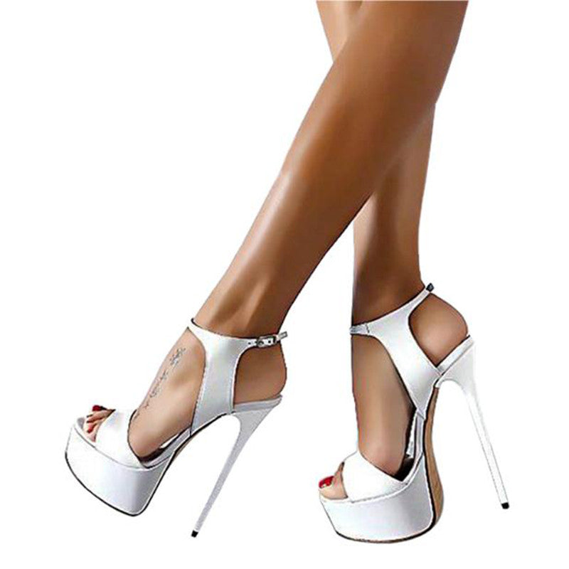 Super High Heel Stage Catwalk Shoes