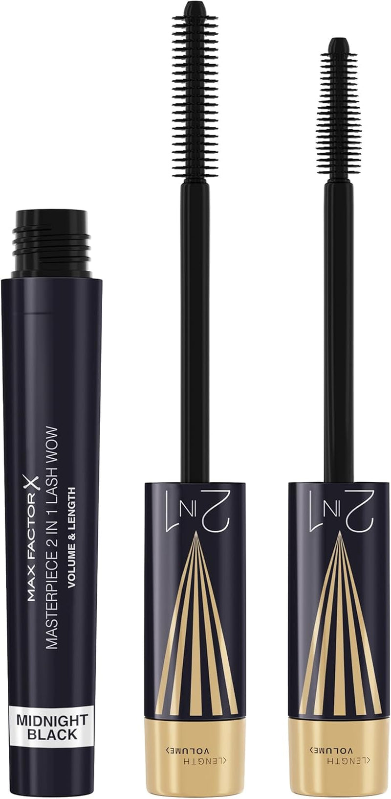 Max Factor Masterpiece 2En1 Lash Wow Máscara De Pestañas 001 Black 7ML