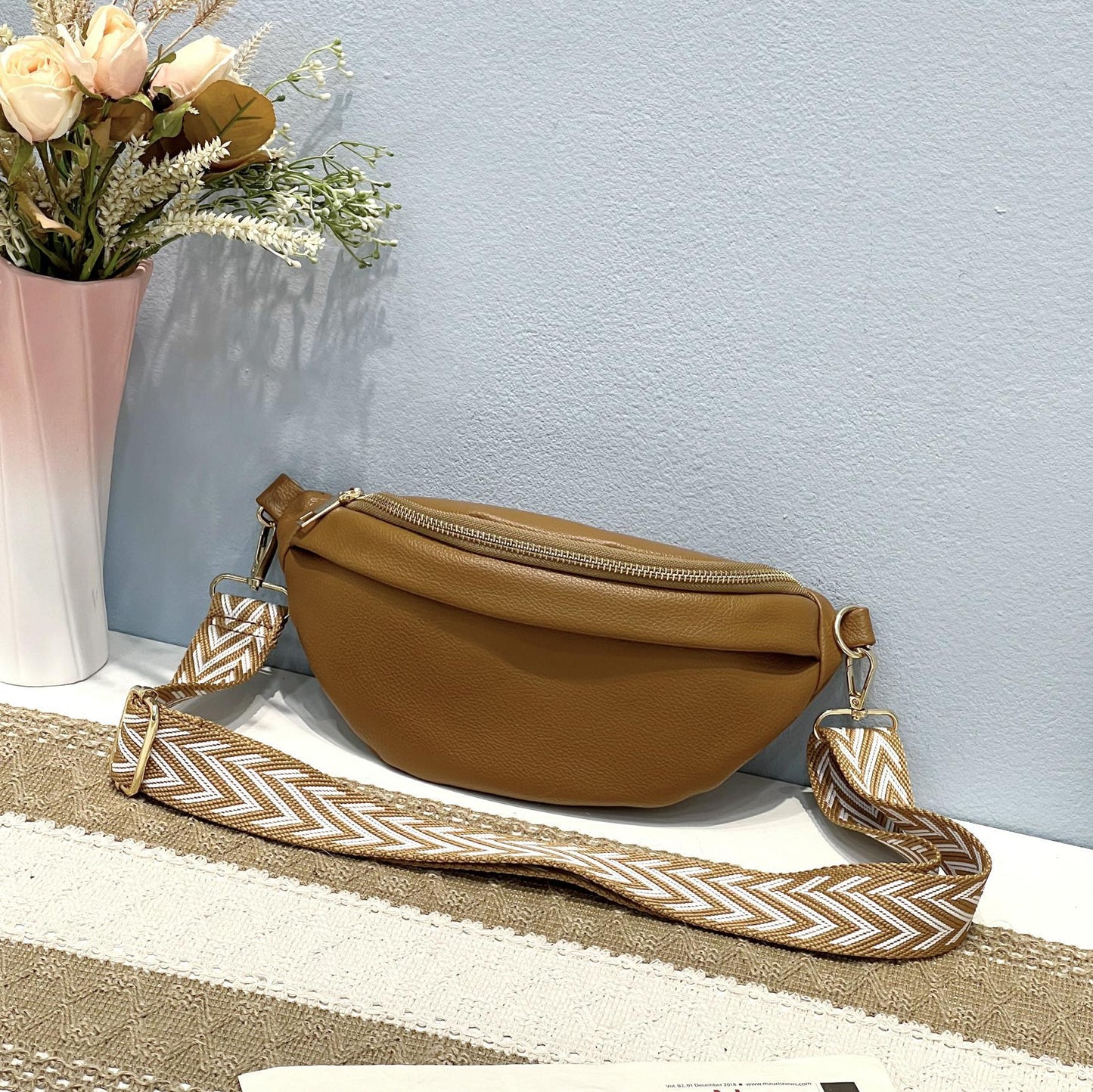 Women's Crossbody Tassel Waist Bag