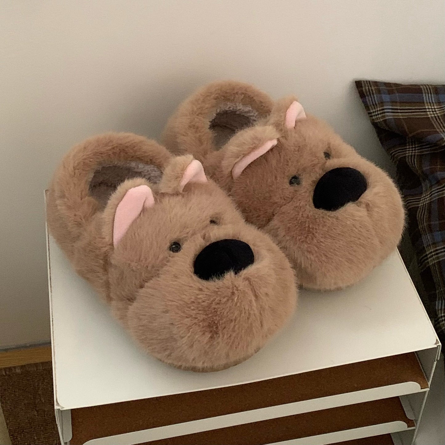 Cartoon West Highland Terrier Home Cotton Slippers