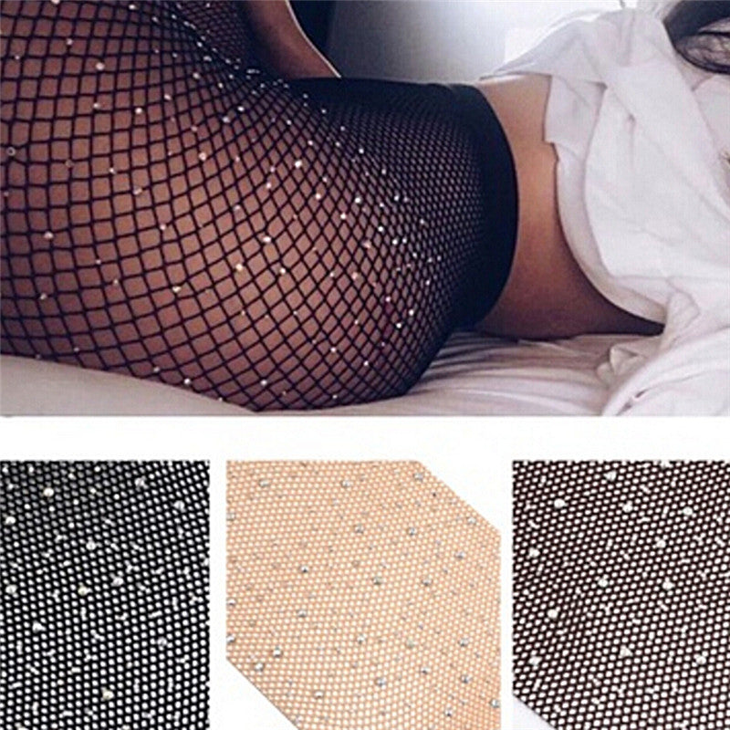 Jumpsuits Stovepipe Nightclub Style Glitter Bottoming Thin Stockings